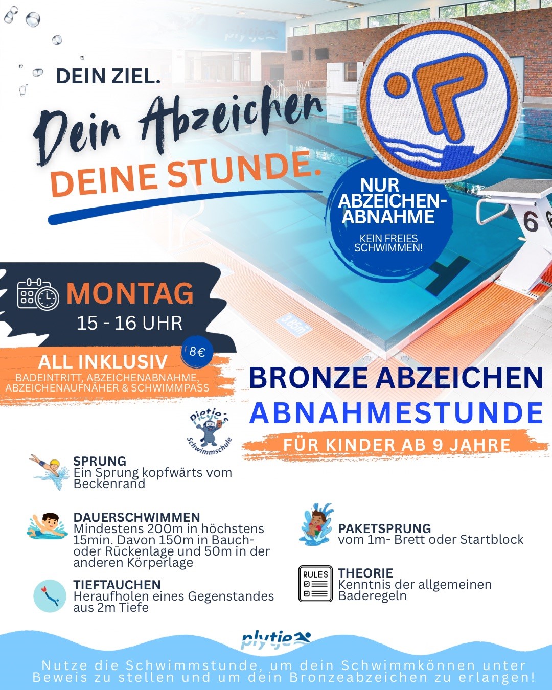 Bronzeabzeichen Abnahmestunde